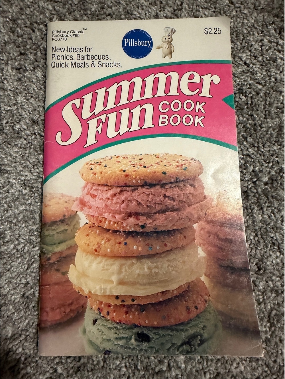 Pillsbury Summer Fun Cook Book Vintage Cookbook